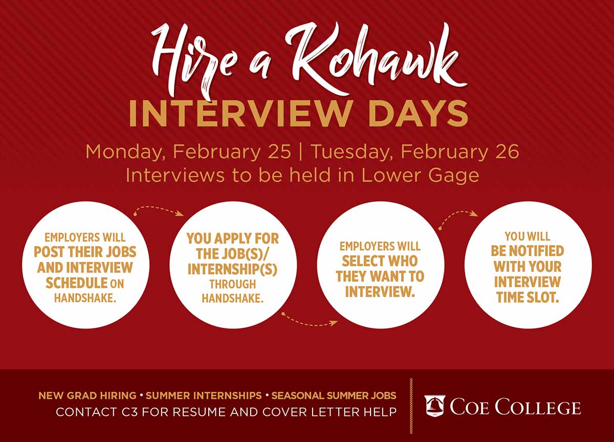 Hire a Kohawk Interview Day