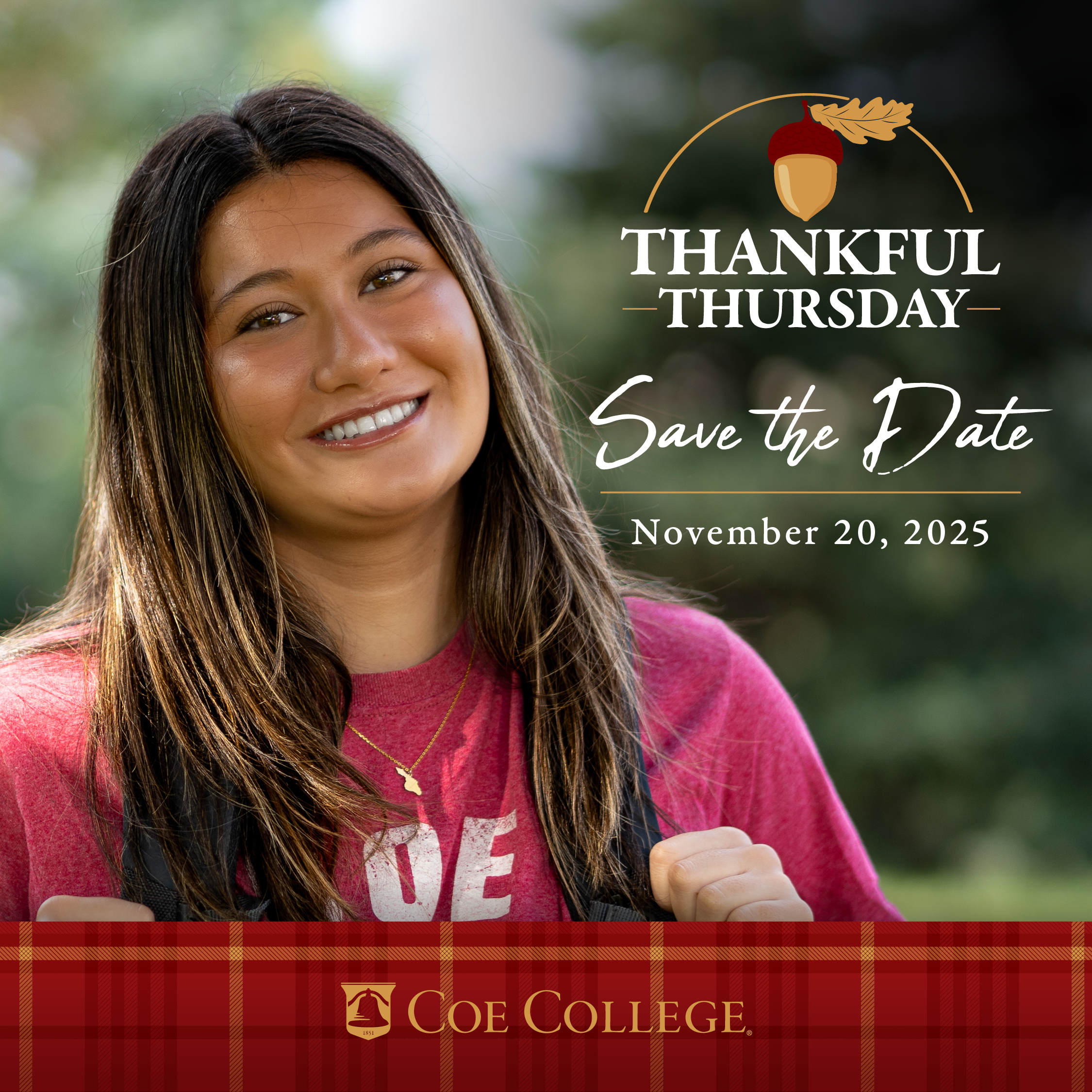 Social Media square graphic save the date