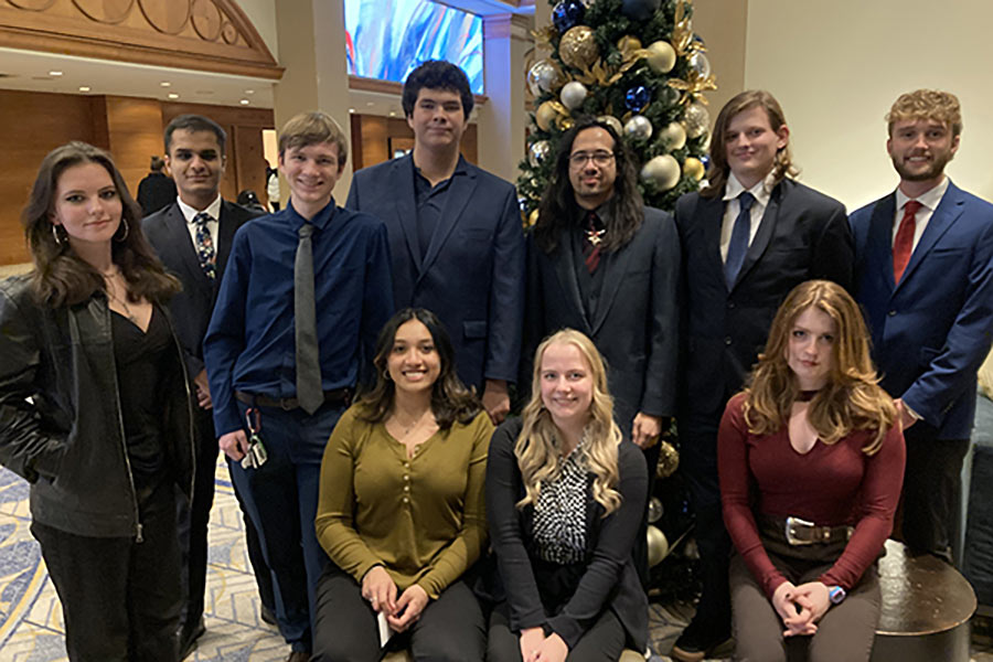 The Coe Model United Nations Club represented Canada at the American Model UN 2023