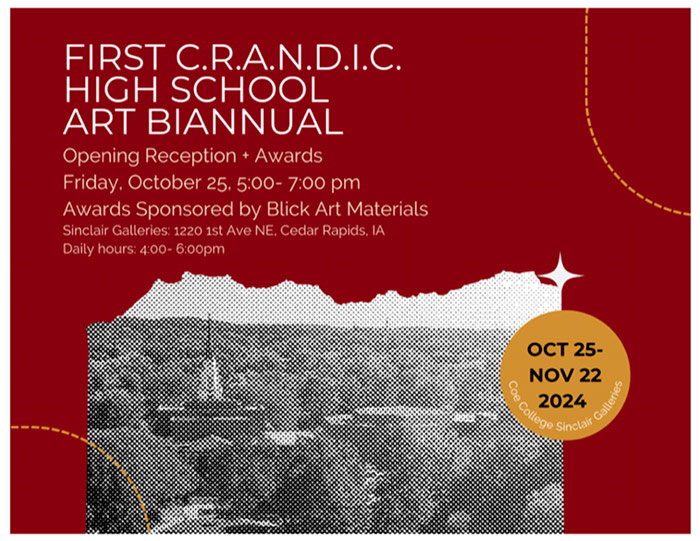 First CRANDIC High School Art Juried Biannual