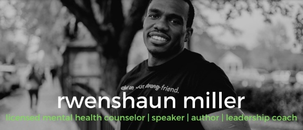 Rwenshaun Miller, licensed mental health counselor and speaker