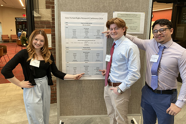 Laura Newmark, David Sharp and Gio Barrios