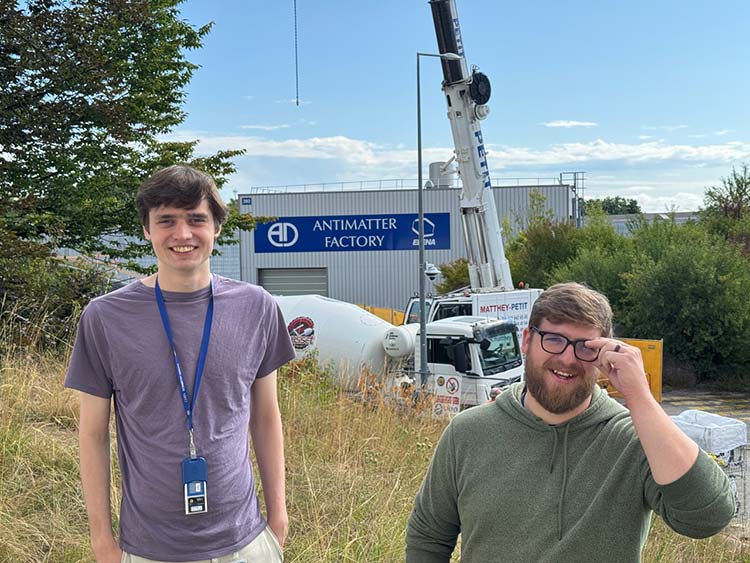Students at Antimatter Factory