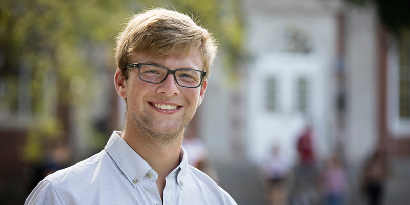 Male Coe student smiling