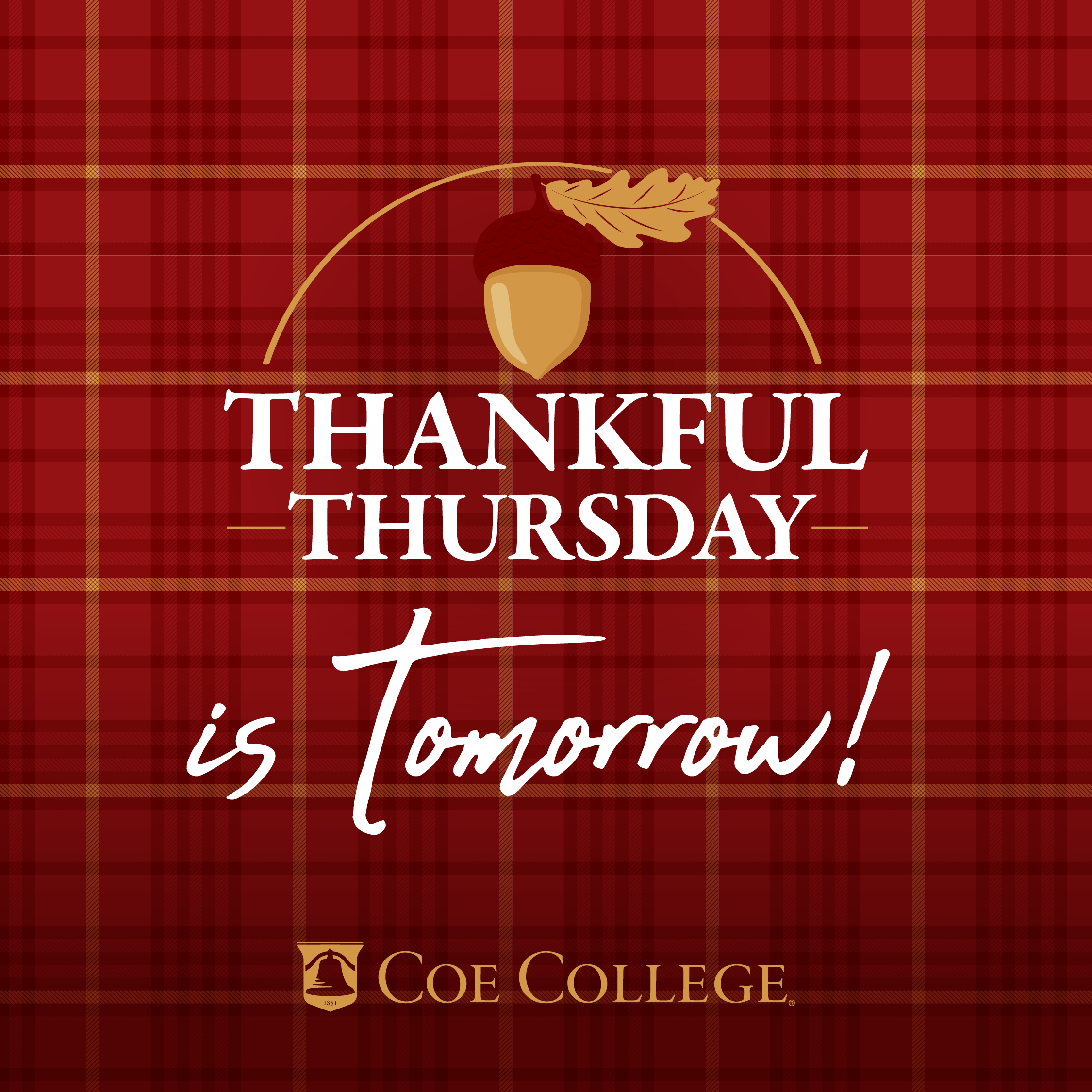 Social Media square graphic TT is Tomorrow