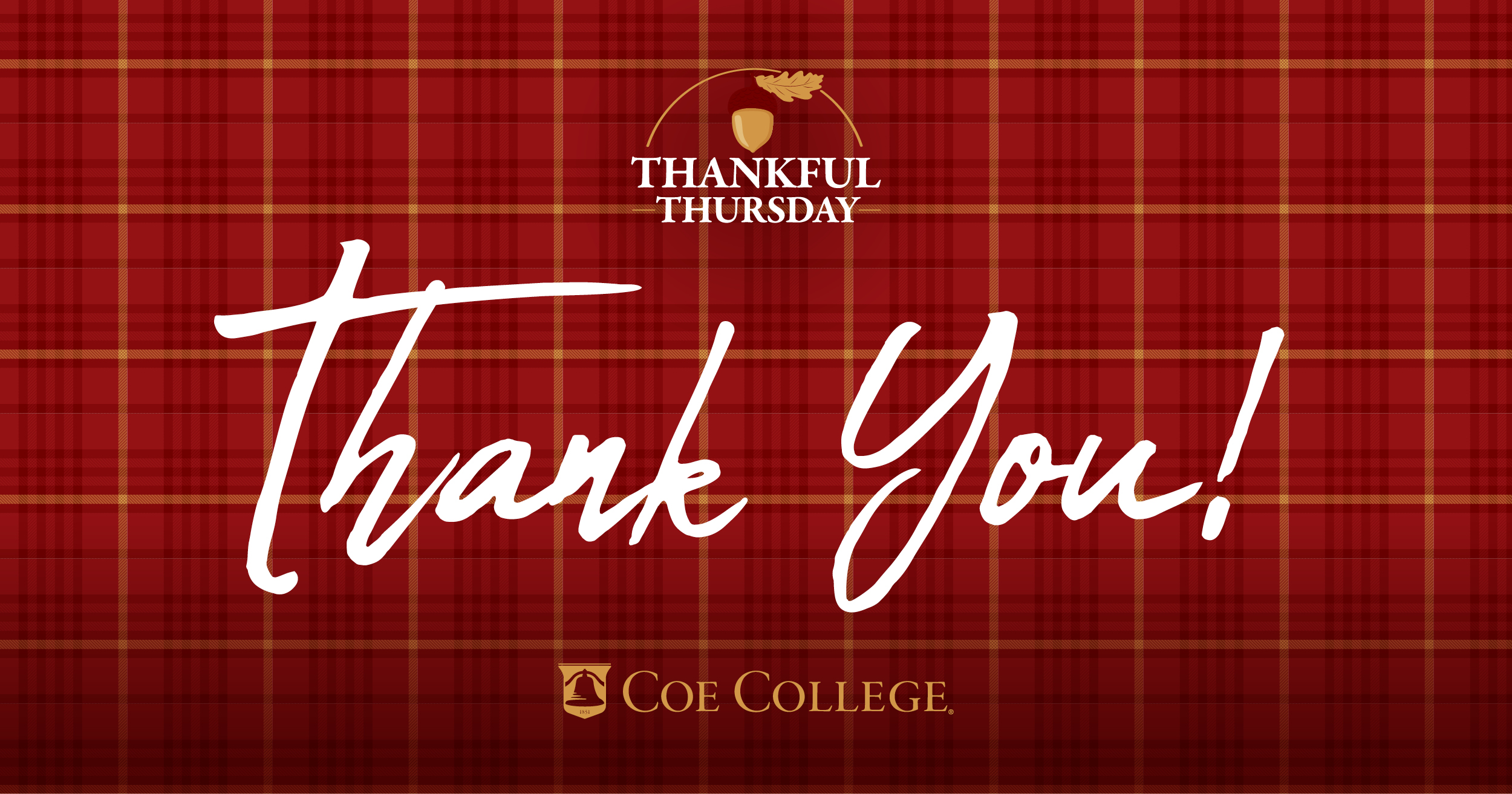 social media banner graphic thank you