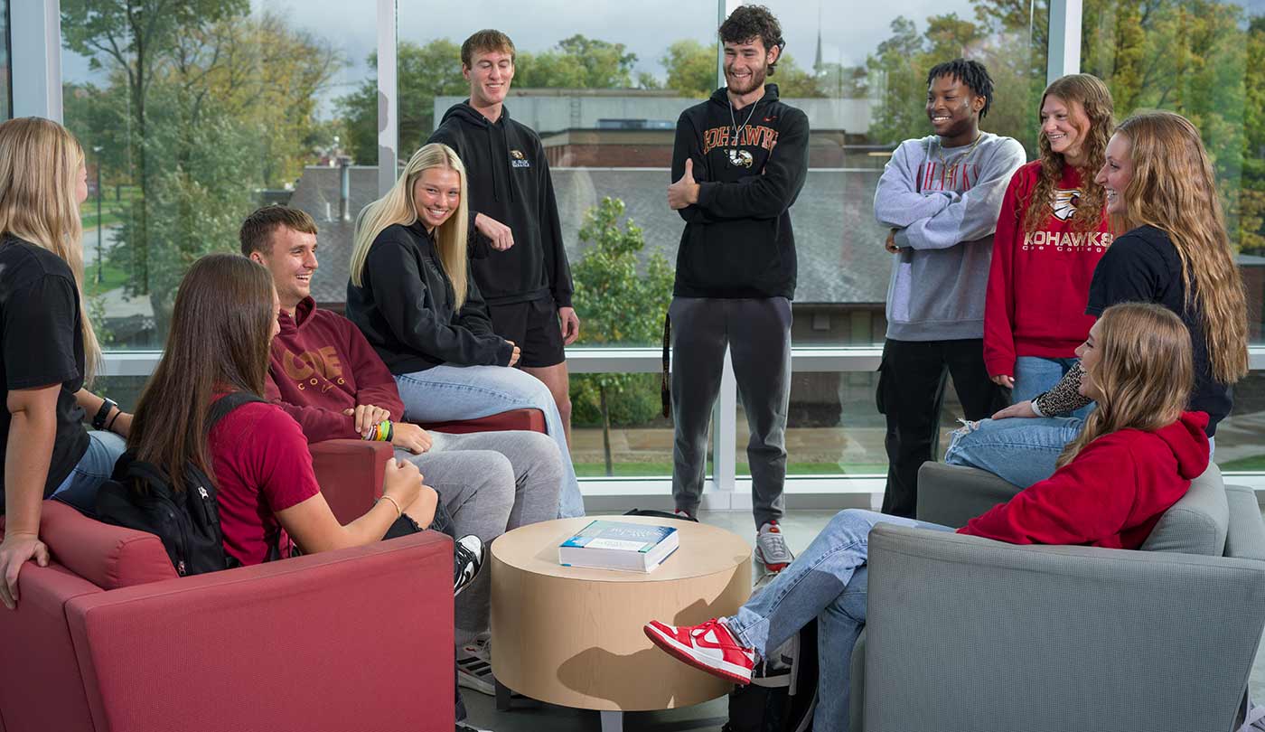 Group of students in the ARC