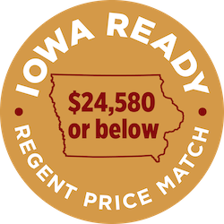 Iowa Ready Regent Price Match $24,580 or below