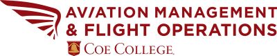 aviation management and flight operations logo